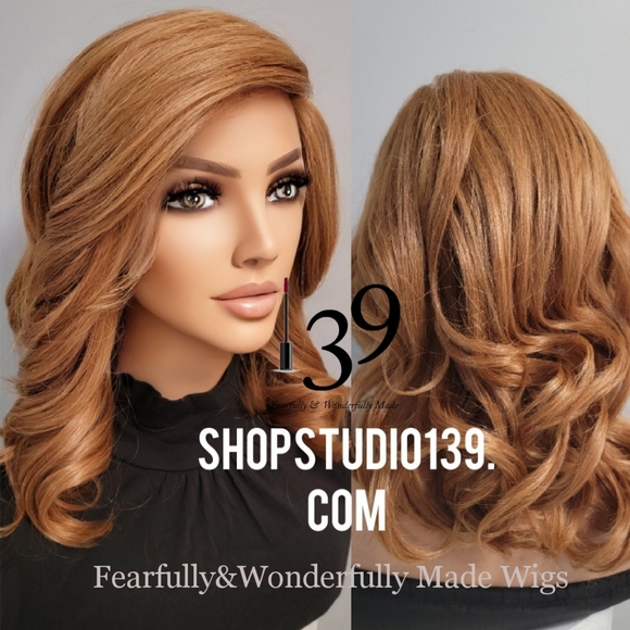 Cinnamon spice sexy bob wig